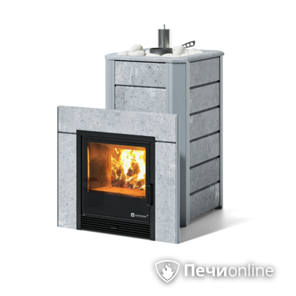 Дровяная печь-каменка ИзиСтим Ялта 15 (Талькохлорит), AISI 321 в Сыктывкаре